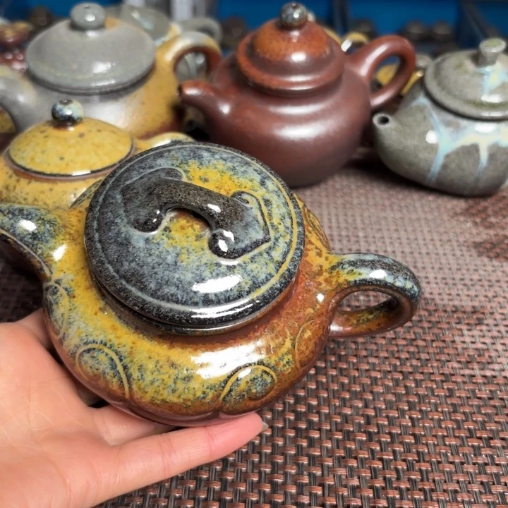 茶壶紫砂锔钉如意260 C