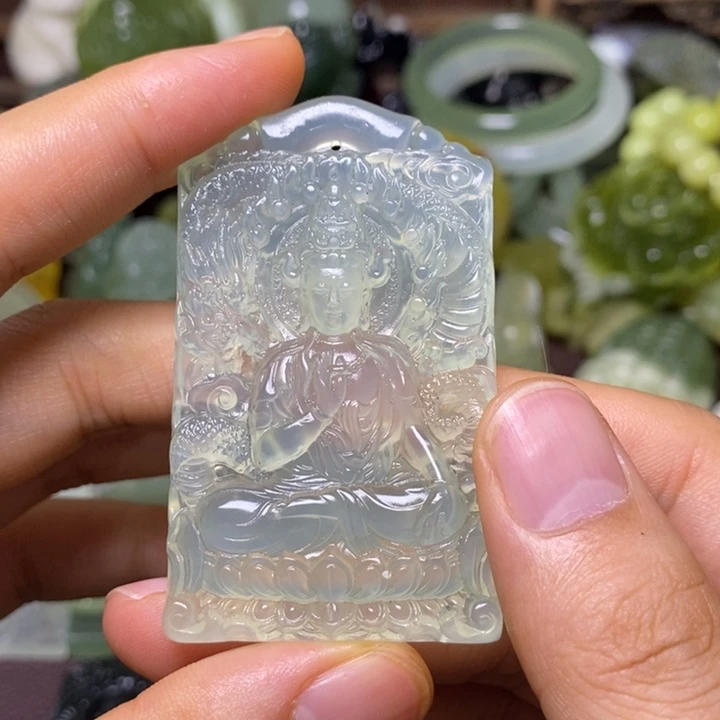 岫玉未镶嵌岫玉挂件