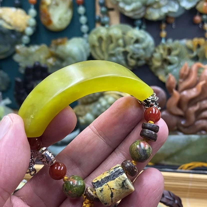 【闪购商品】未镶嵌岫玉手牌