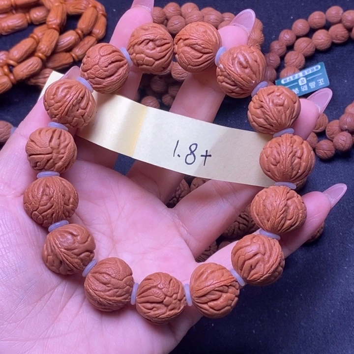 秦岭龙纹桃核15颗