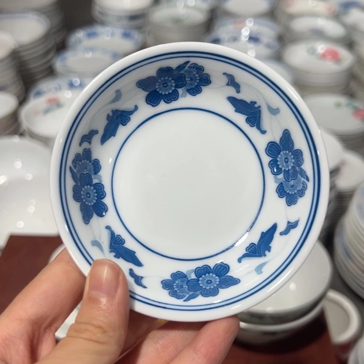 醴陵高温瓷釉下手绘10厘米