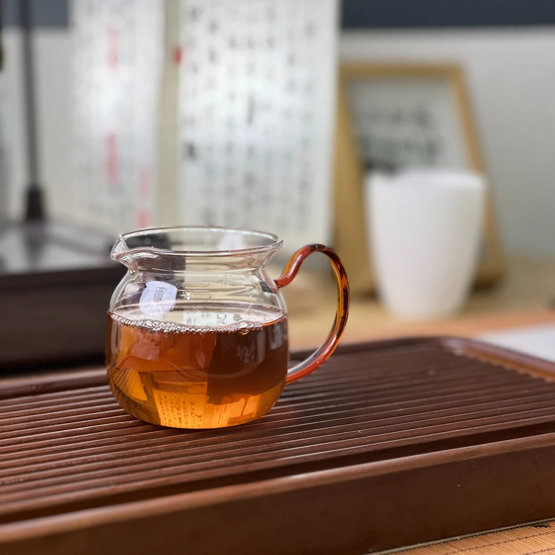 小圆满加厚耐热玻璃公道杯茶海分茶器功夫茶具泡茶杯家用高档