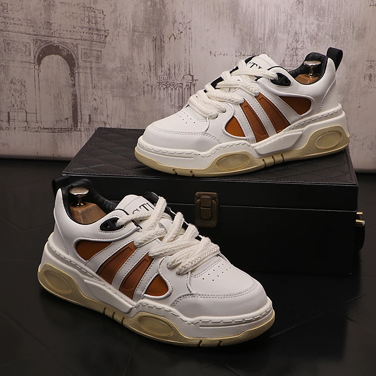 百搭小白鞋低帮拼色时尚透气学生板鞋青春韩版潮流运动休闲鞋男鞋