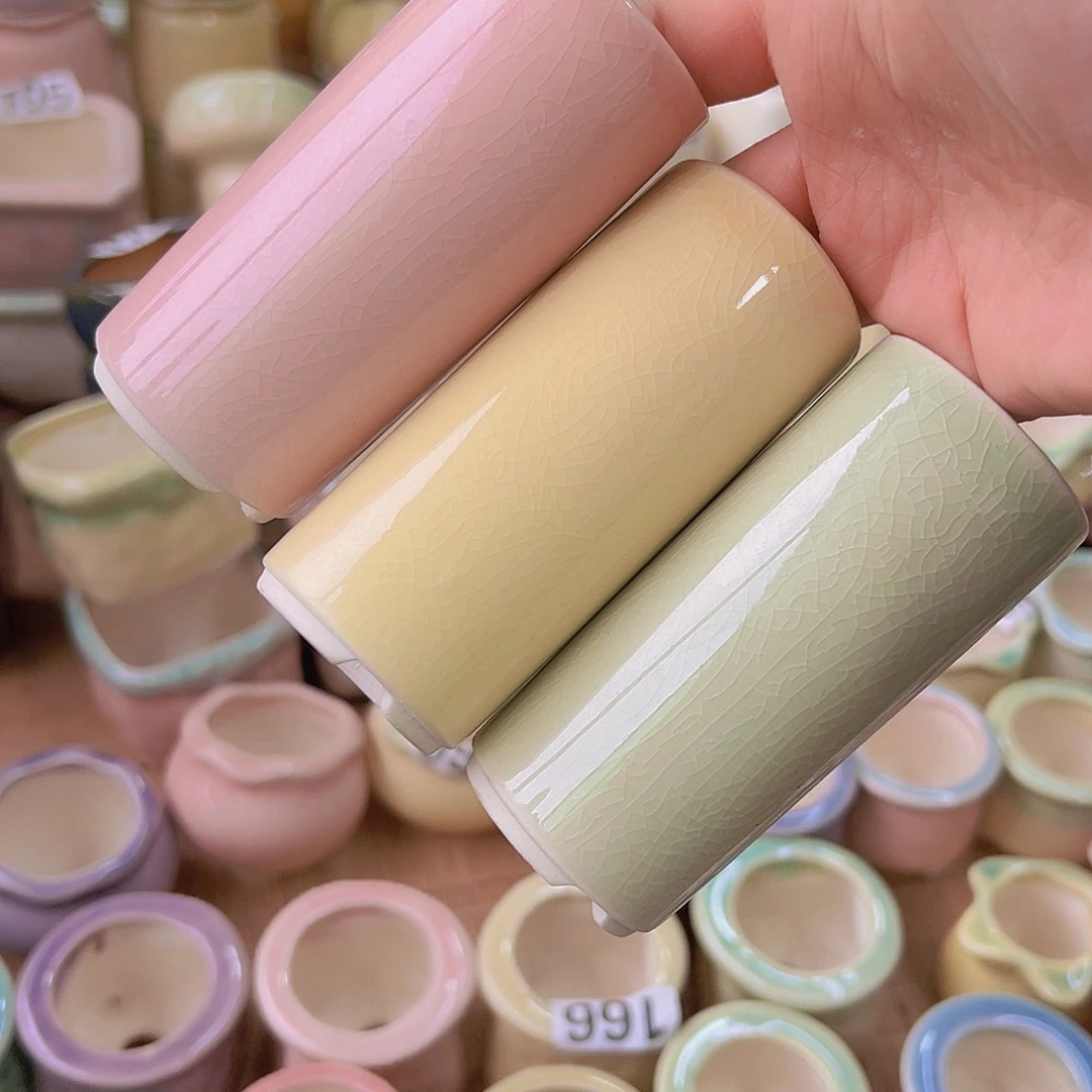 红陶陶瓷花盆当场满12包邮