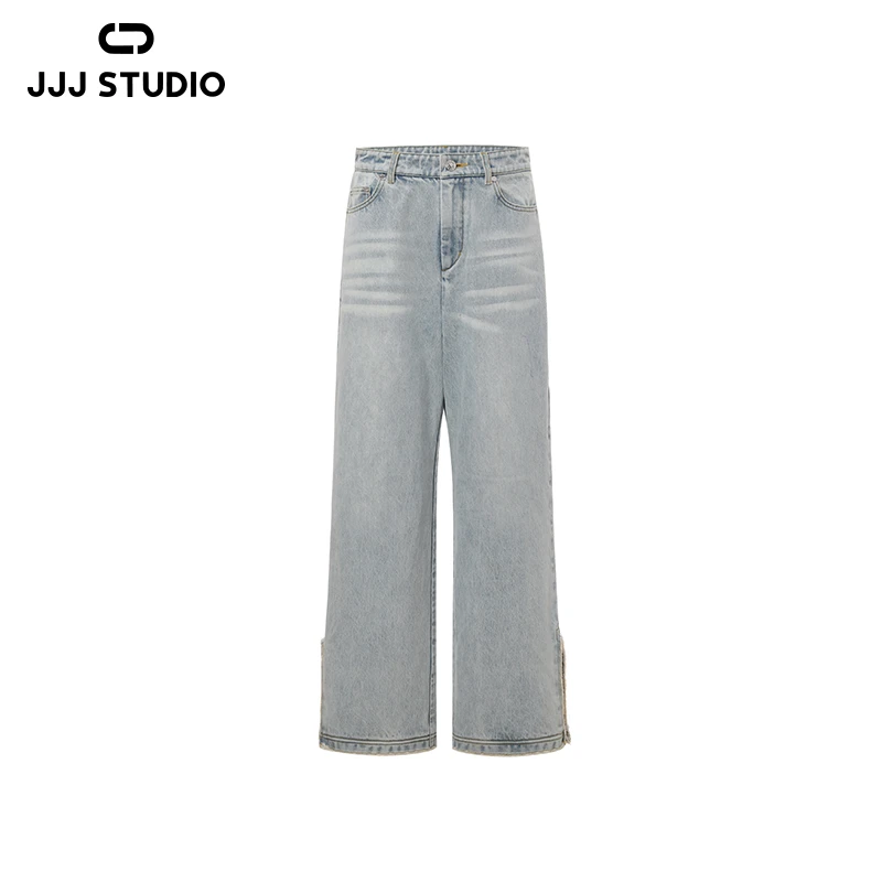 JJJ STUDIO 浅蓝色牛仔裤女 JDWWS2K021
