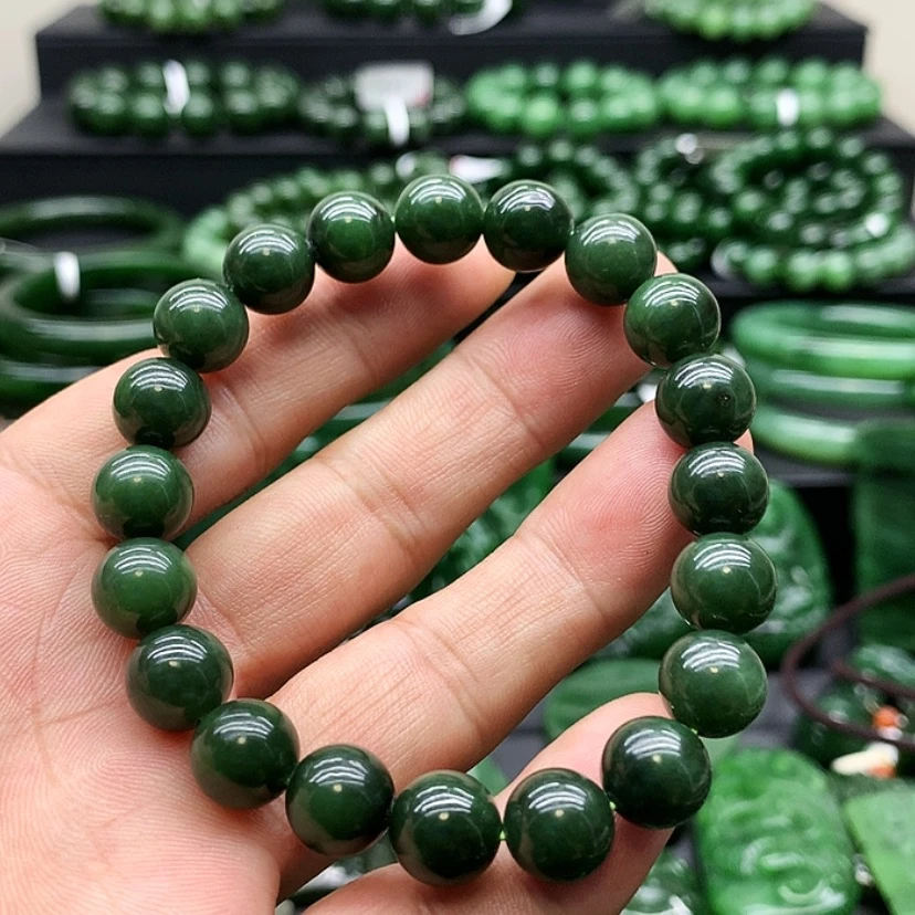 【闪购商品】和田玉（碧玉）手链未镶嵌