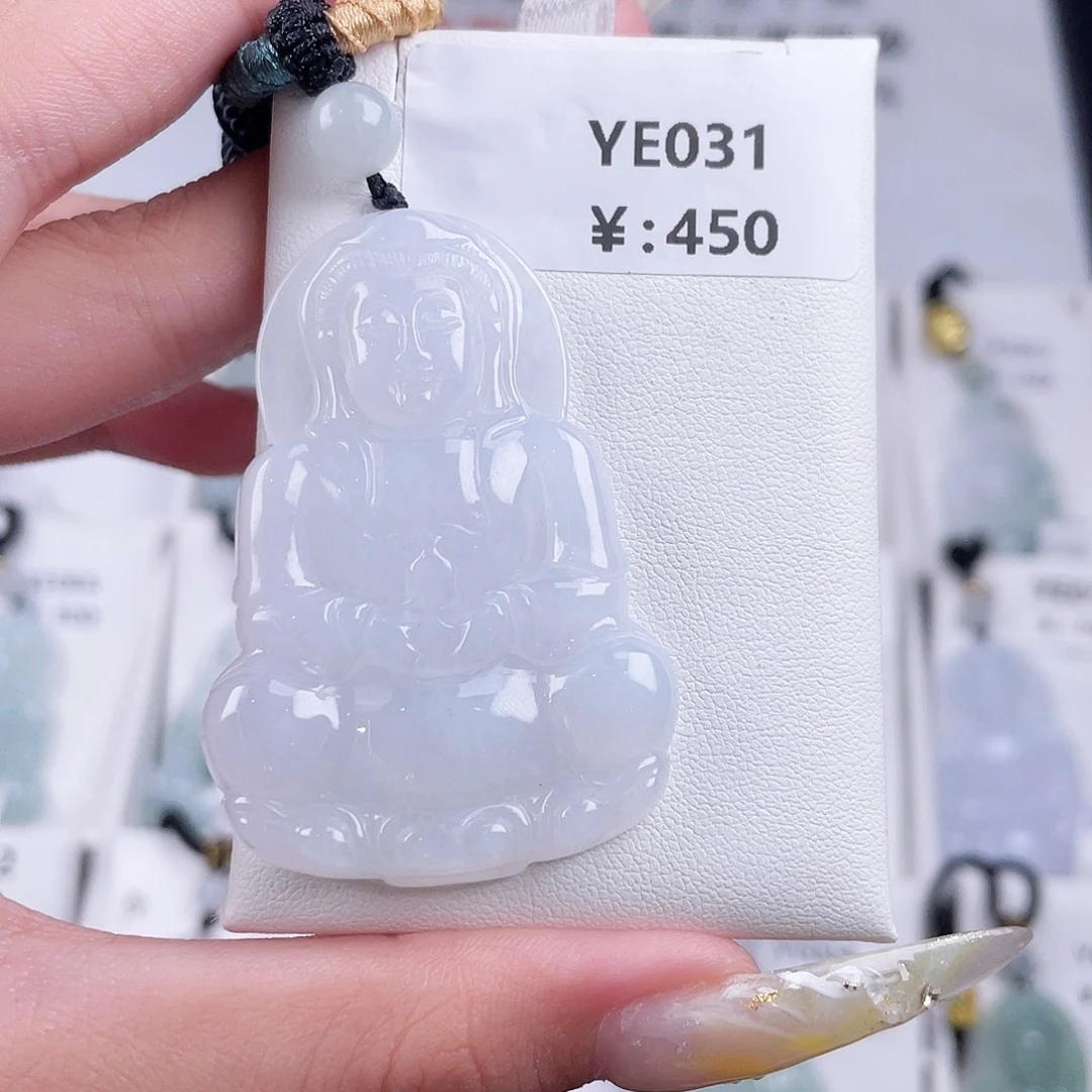 翡翠未镶嵌颈饰YE031