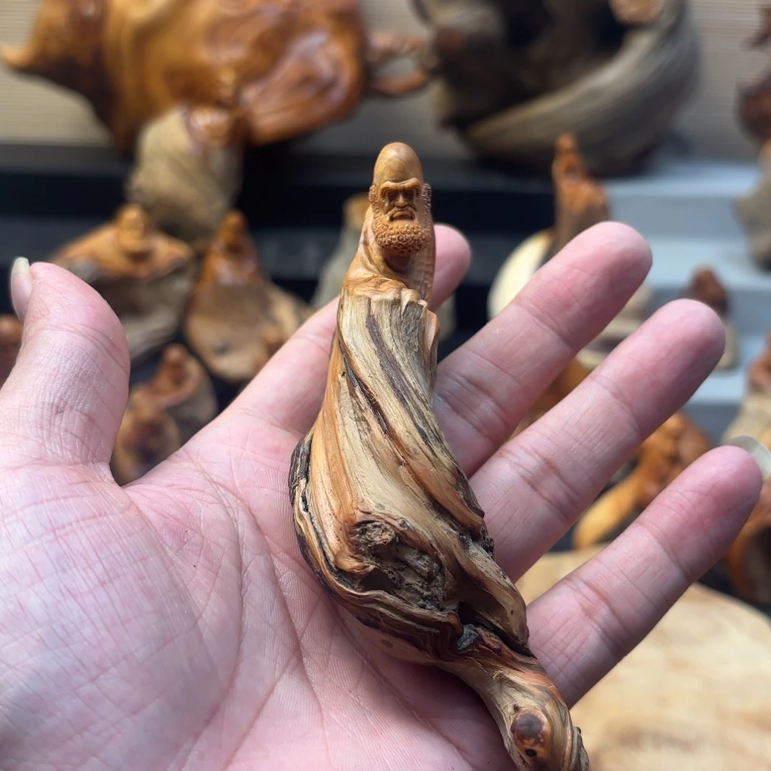柏木太行崖柏手工雕刻