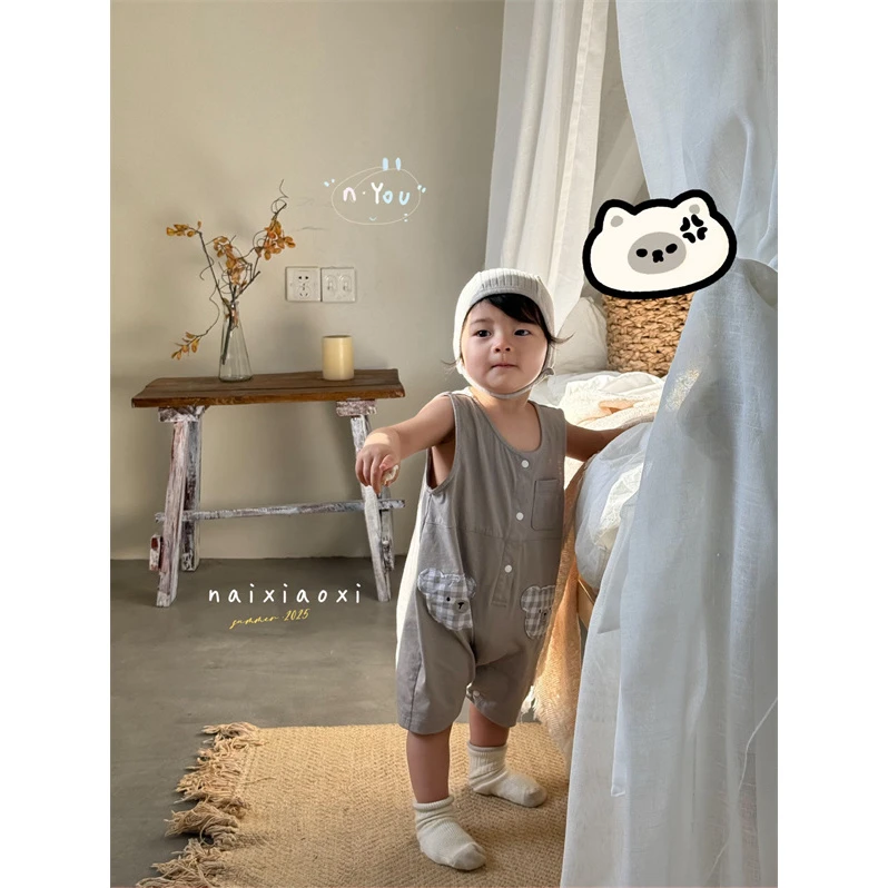 NXX·25夏~贴布小熊爬爬服NXX5631