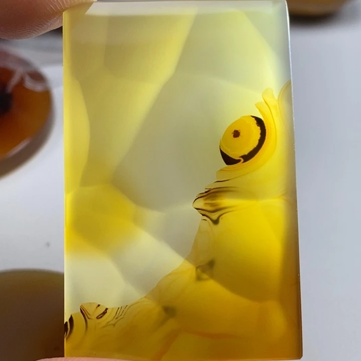 玛瑙/玉髓吊坠未镶嵌心**旧