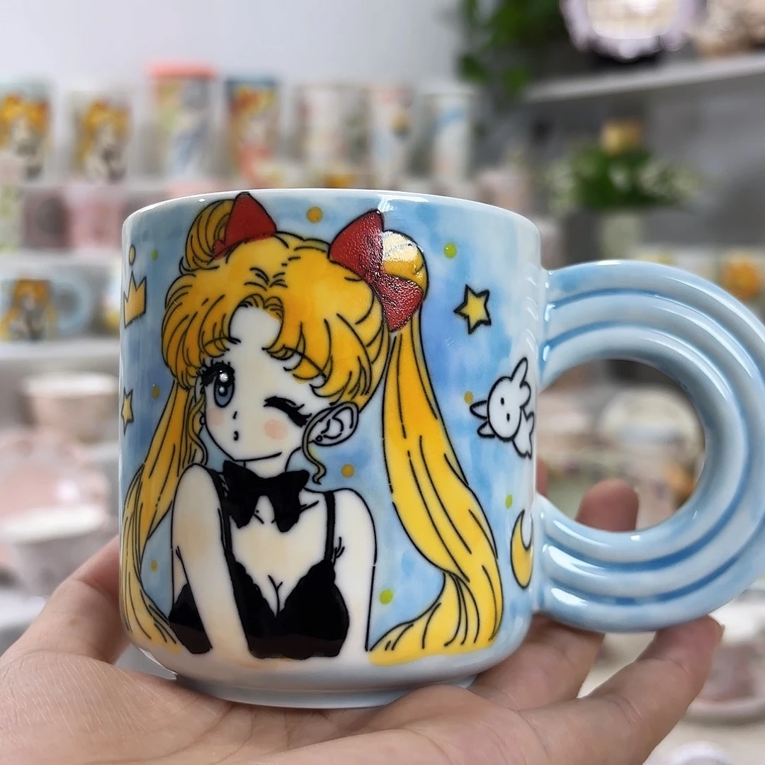 手绘创意高温釉下彩陶瓷