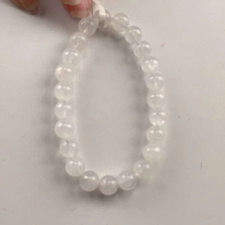 未镶嵌手链水晶卡8+白幽灵