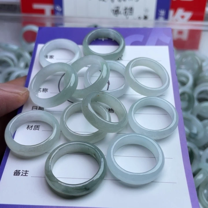 翡翠未镶嵌挂件多样性发货拍一发一