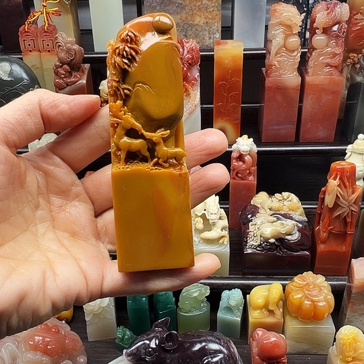 印石寿山石寿山石手工雕刻