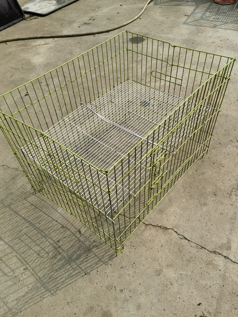 大中型犬狗笼子加密加粗角钢折叠金毛 阿拉斯加狗笼狗屋 鸡笼