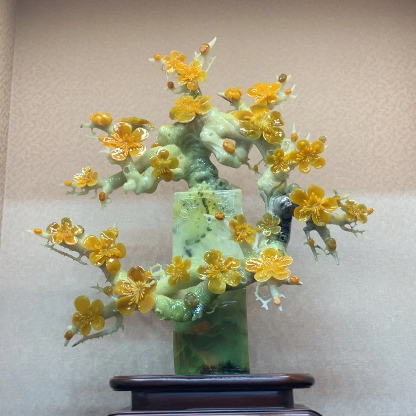 【闪购商品】未镶嵌蛇纹石玉摆件覆膜