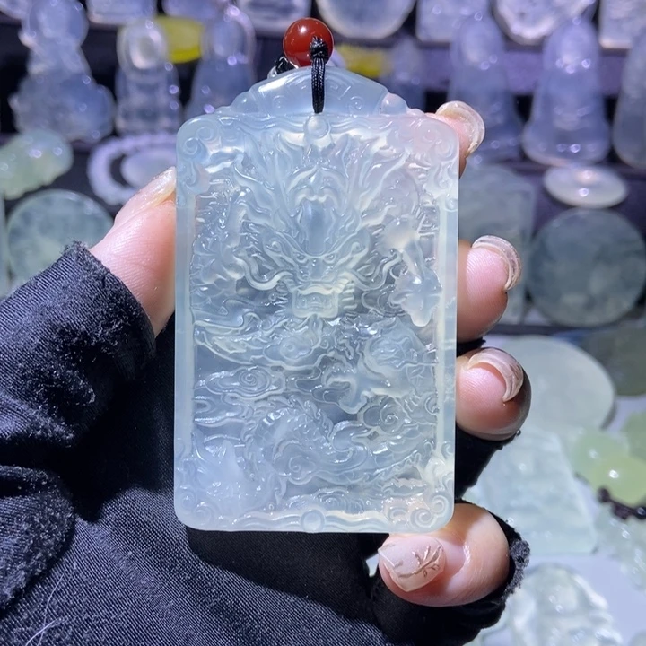 岫玉未镶嵌吊坠吊坠
