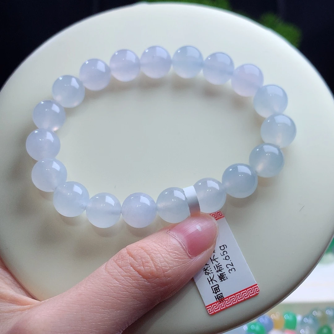 翡翠未镶嵌手串卡10