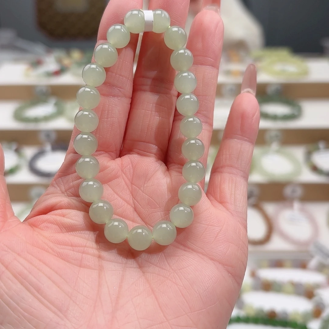 和田玉未镶嵌手链