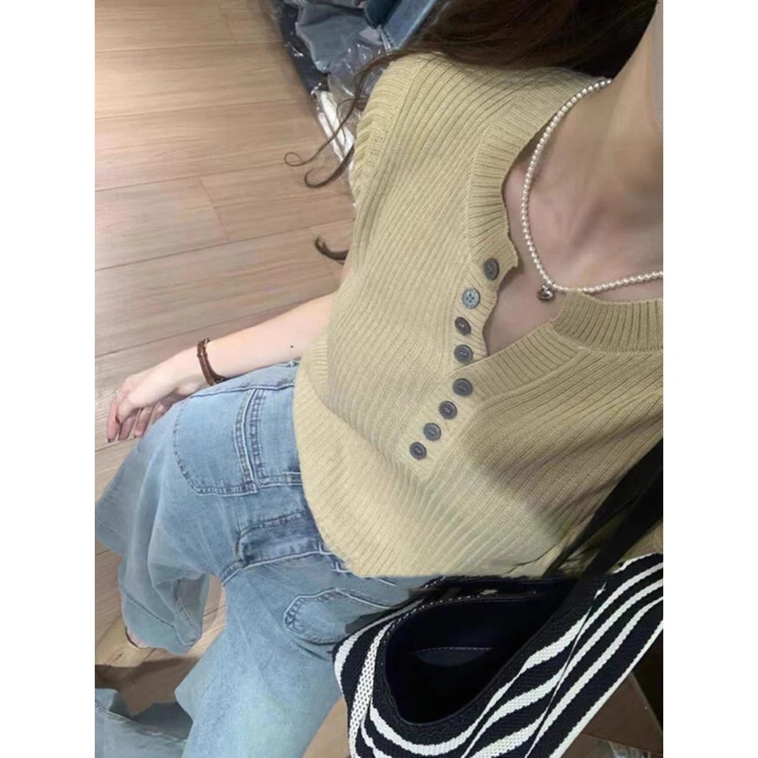 修身百搭时尚夏季上衣667