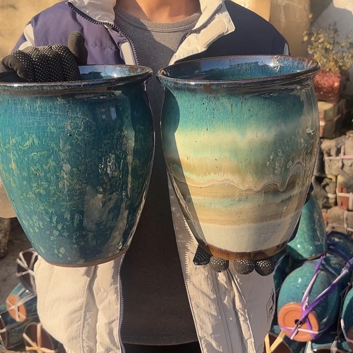 紫砂茶碗组合福利两个18高度22