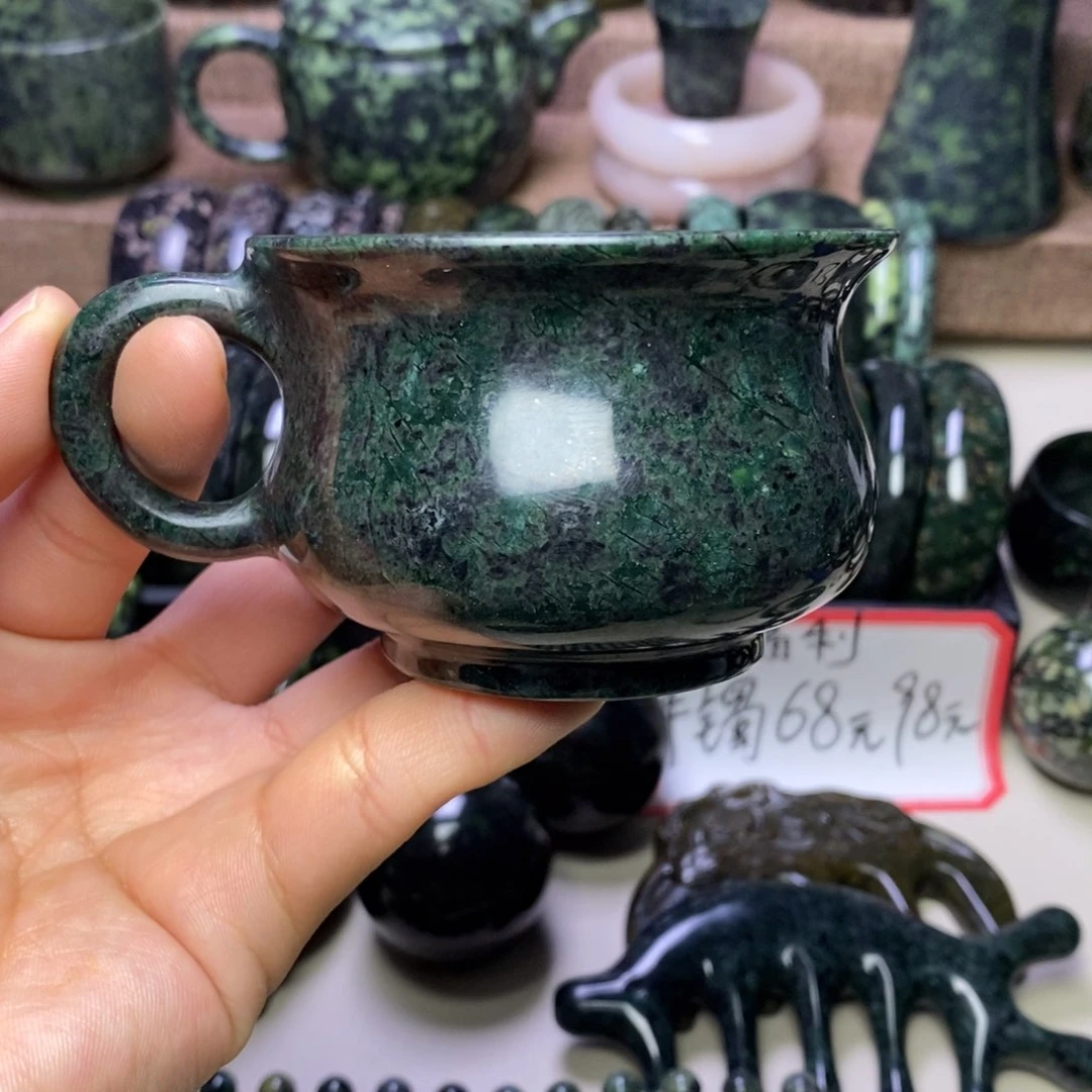 未镶嵌蛇纹石玉手链