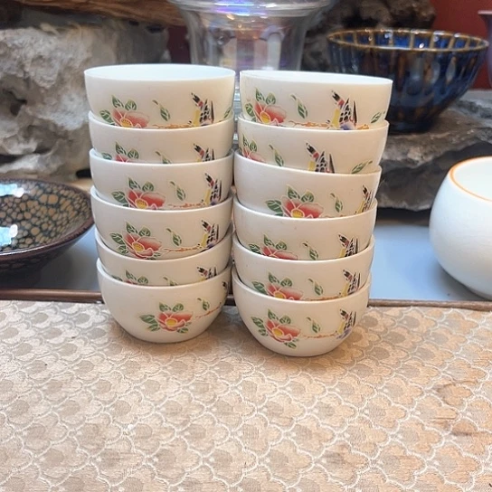 现代陶瓷单杯陶瓷杯子微瑕12个