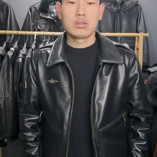 男款羊皮桑蚕丝内里