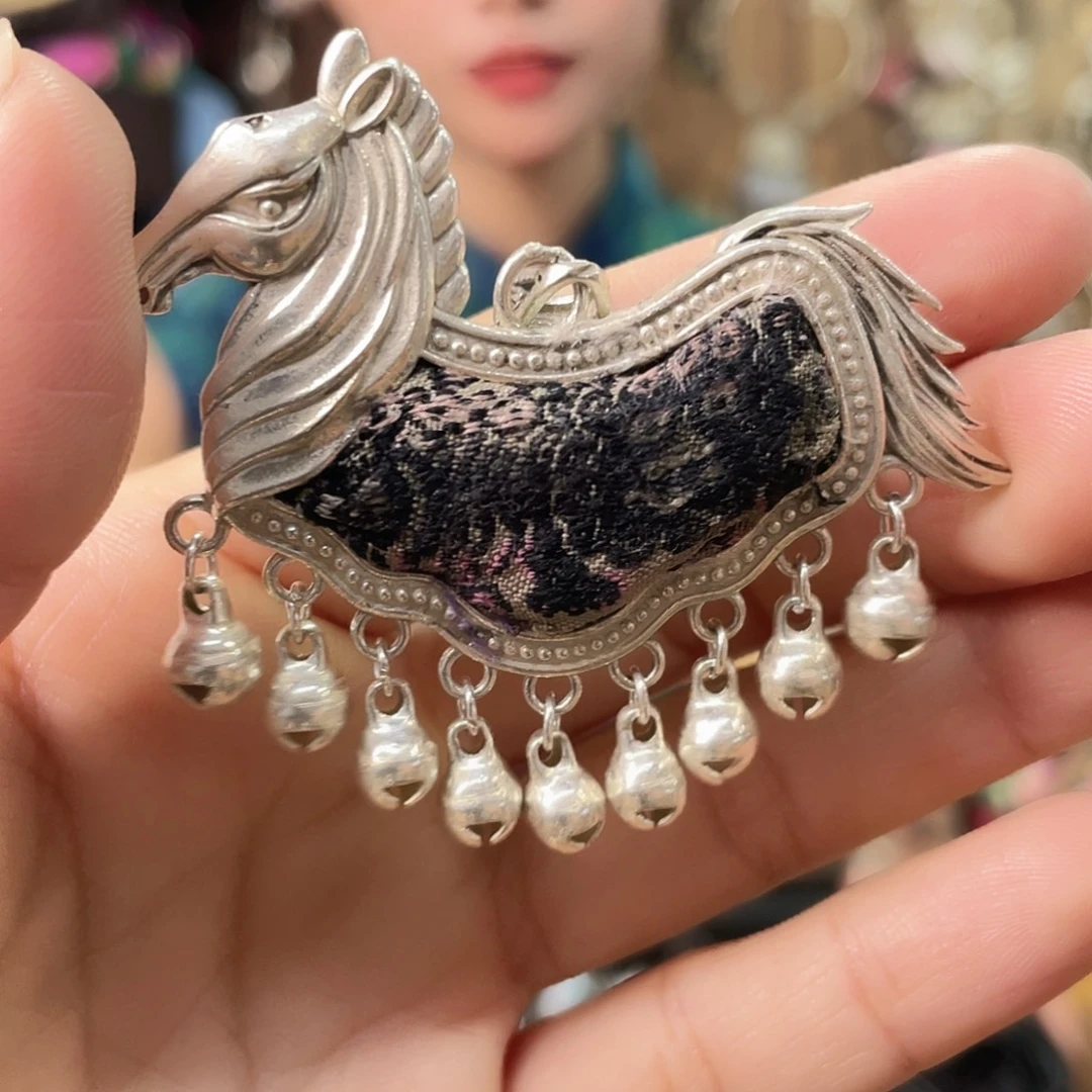 铁合金花岗石项链