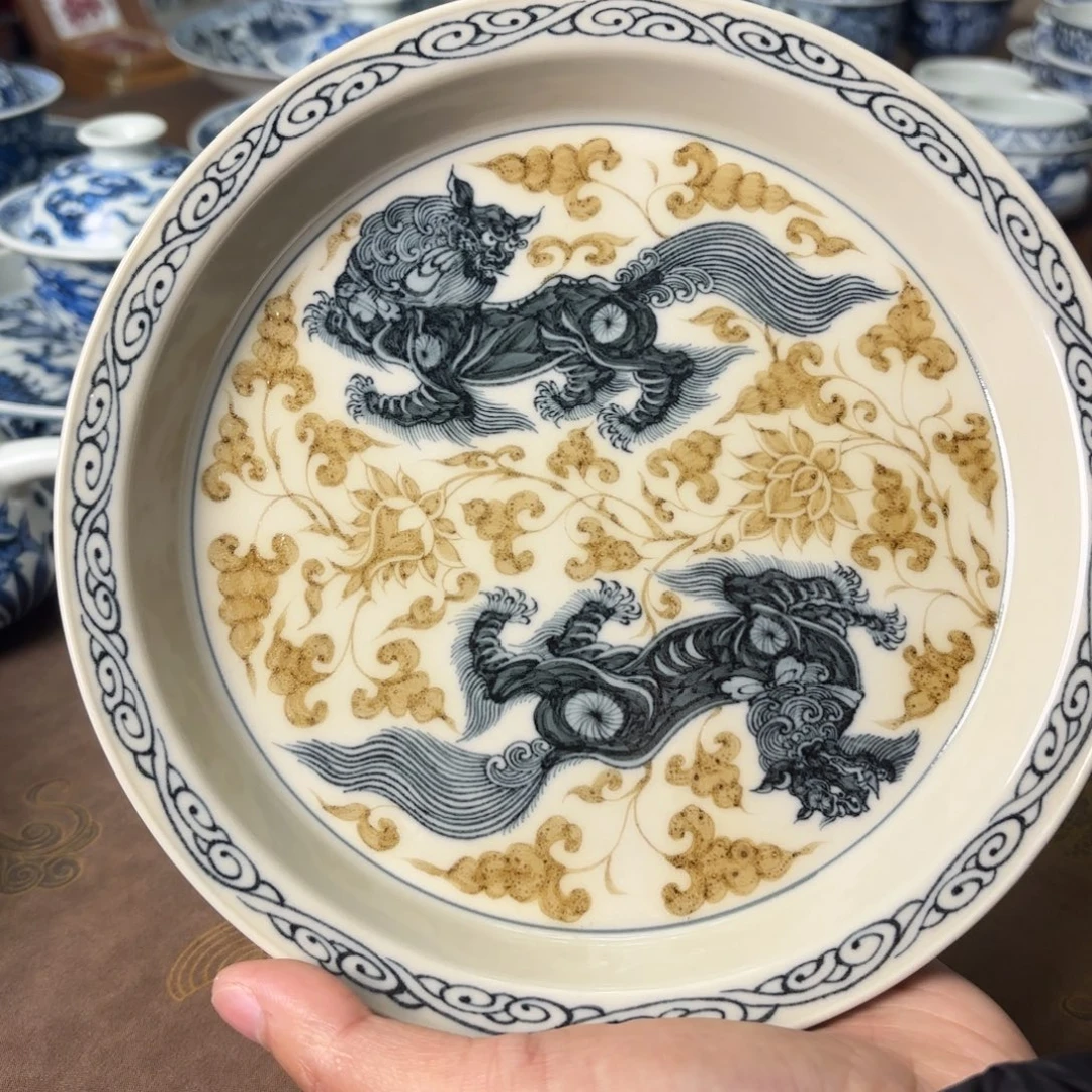 摆件陶景德镇手绘茶器