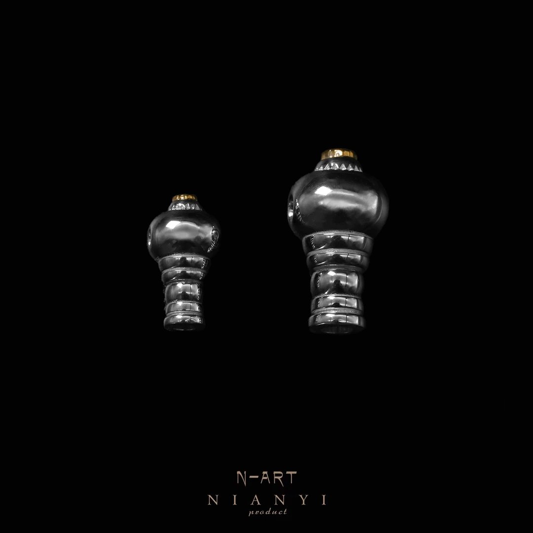 925银银制品 【N-ART】灵·佛头 佛珠菩提配饰手串百香籽
