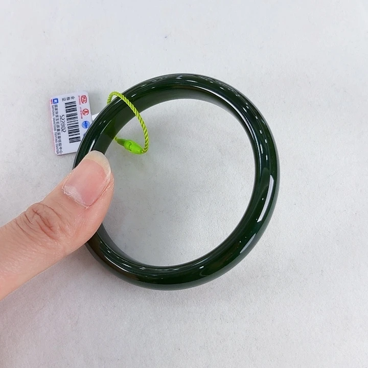 和田玉（碧玉）手镯未镶嵌晴*