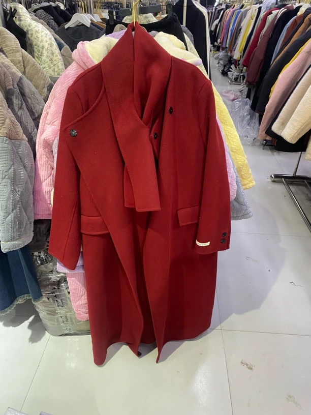 杨璇家双面羊大衣