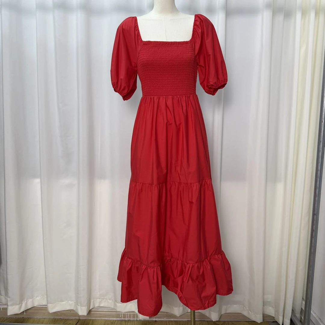 2321长款夏季时尚女装连衣裙218