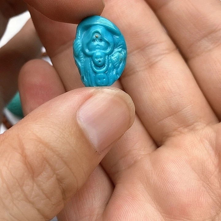 未镶嵌绿松石珠宝奇石