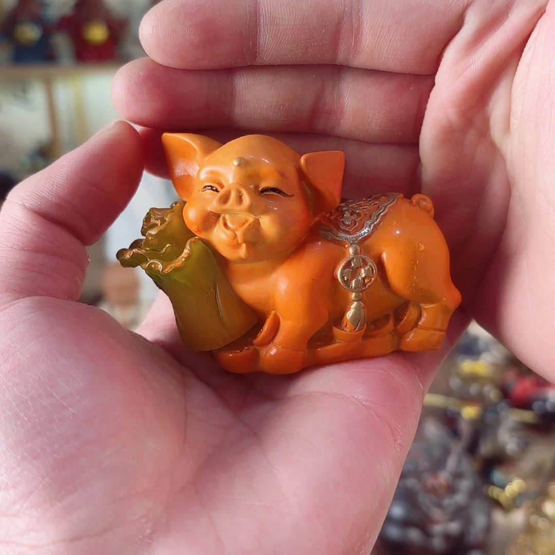 紫砂茶宠紫陶树脂茶宠摆件