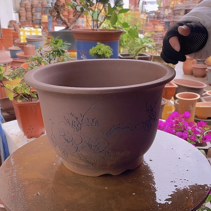 紫砂宜兴紫砂平角金钟30