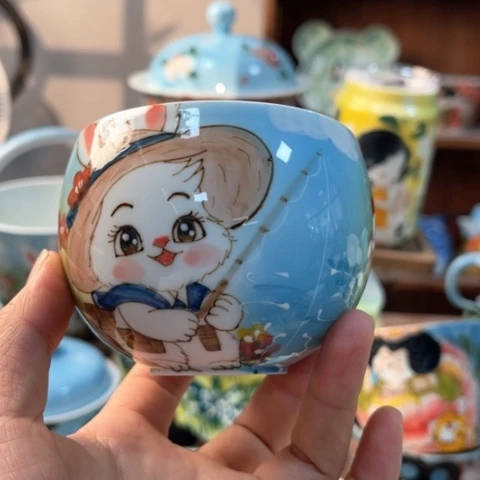 炉景德镇釉下手绘陶瓷