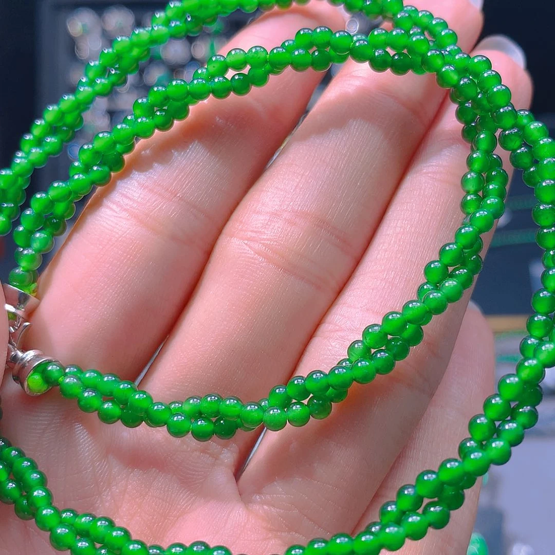 翡翠未镶嵌耳饰天然翡翠