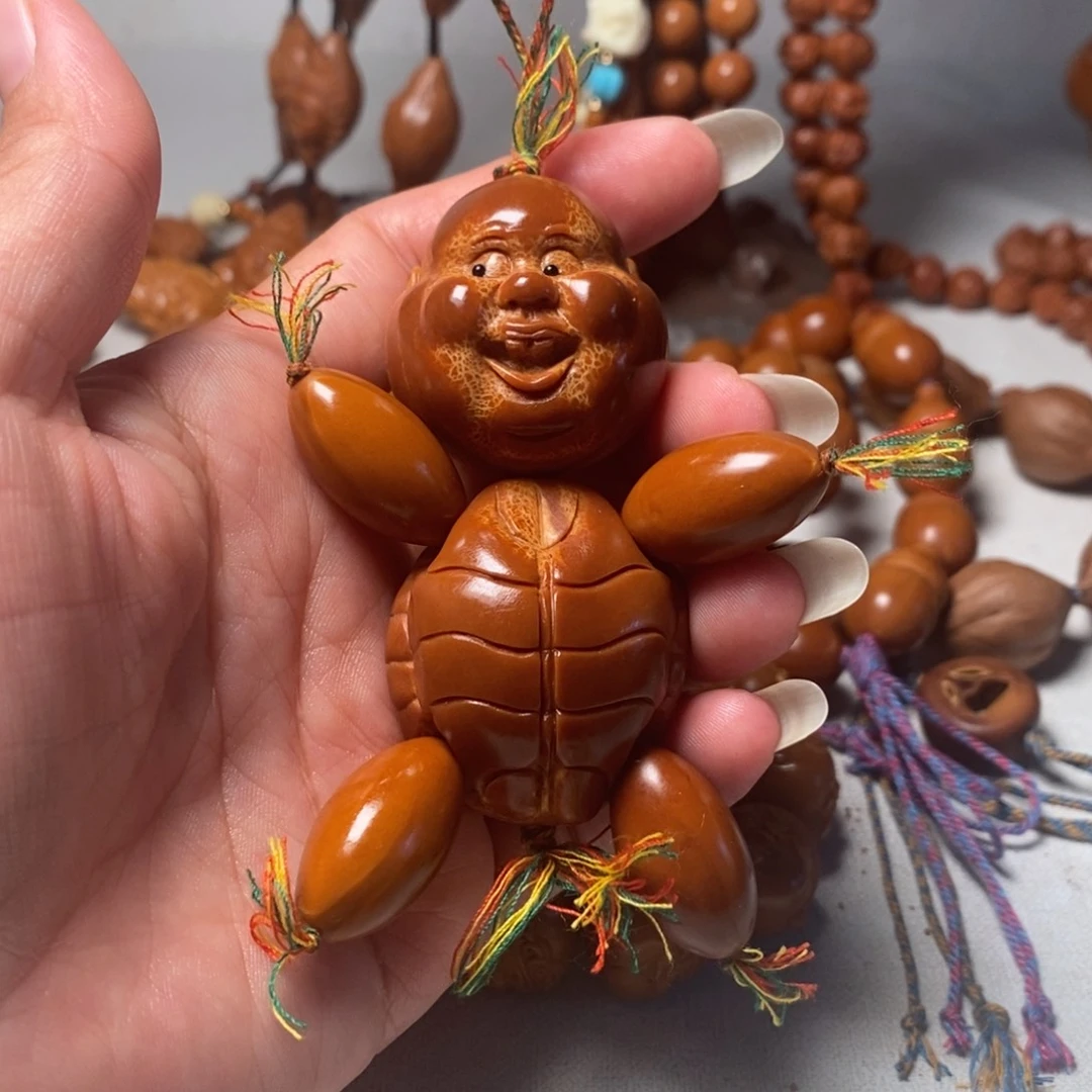 水***宝橄榄核手串/手链龟仙网红小红人