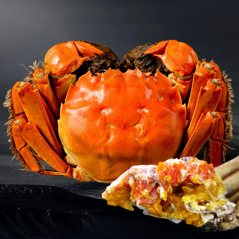 【公母活蟹】苏州精品大闸蟹公蟹3.0-3.2两母2.0-2.2两6只活蟹D