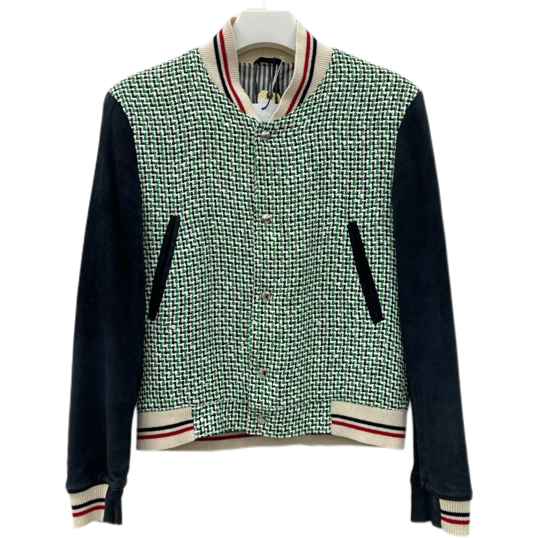 未使用 THOMBROWNE 编织款棒球服外套/尺码1/编号5009