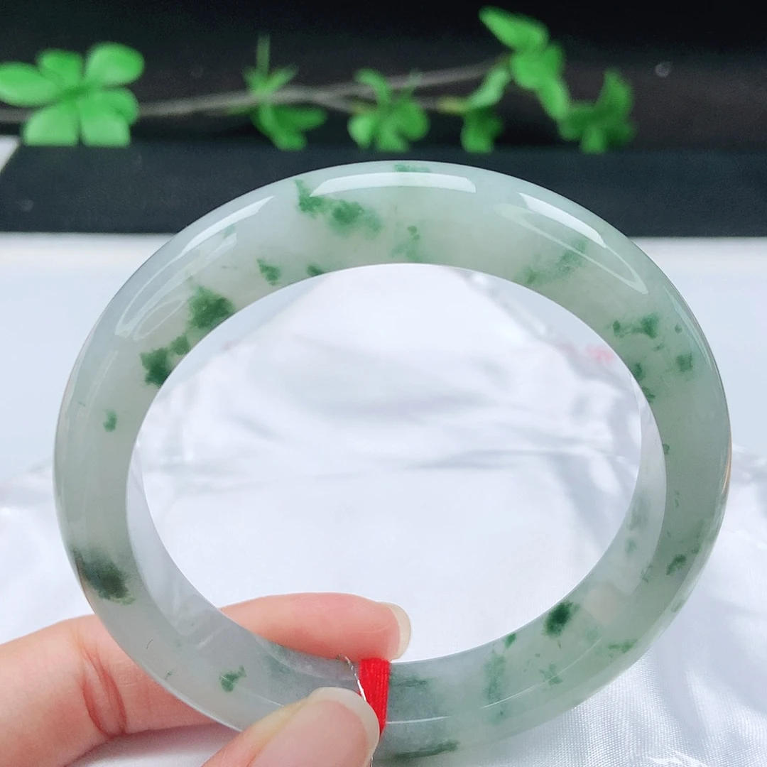 未镶嵌手镯翡翠62圈