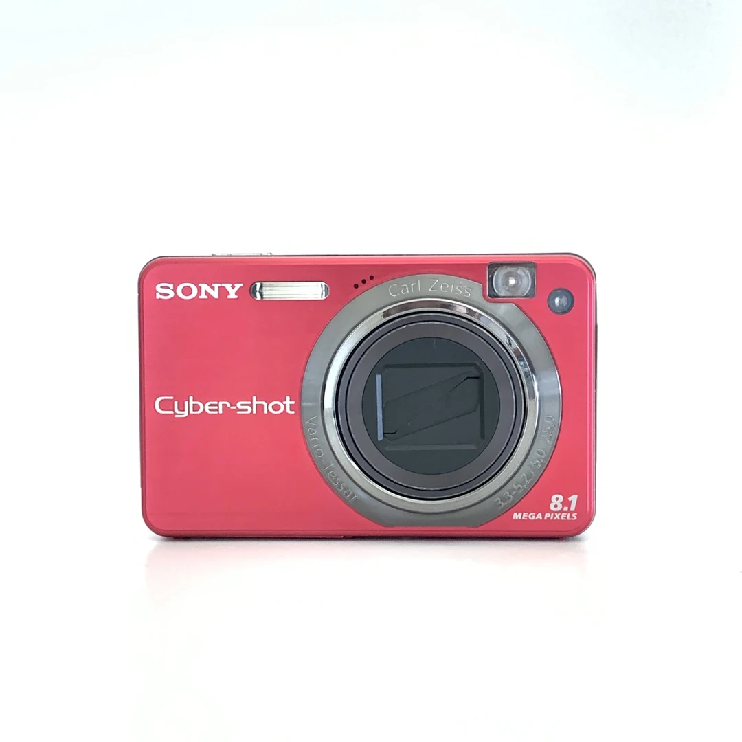 95新 Sony/索尼 w150 红色810w像素奶油显白氛围感ccd
