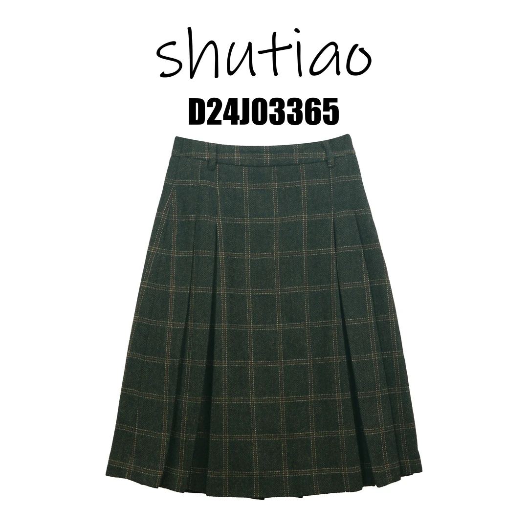 【SHUTIAO】2024秋冬：新款小众设计款裙子D24J03365