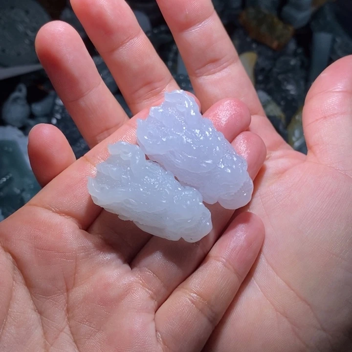 定制翡翠未镶嵌瘦***王毛