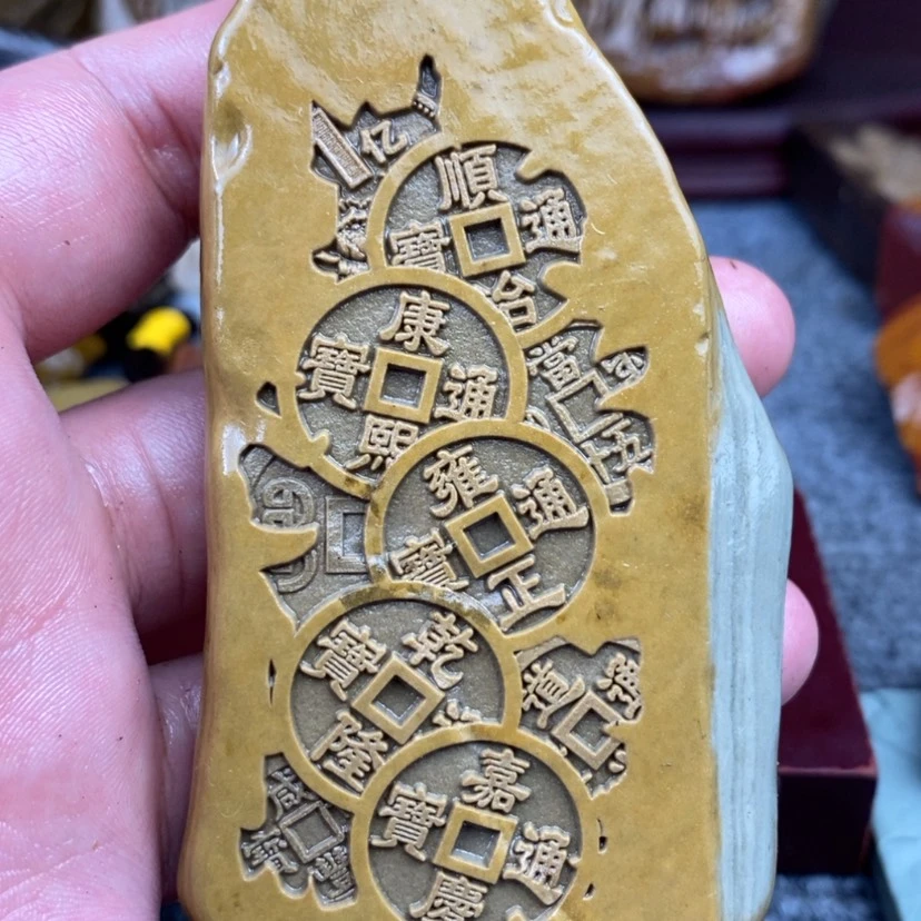 【闪购商品】原石雕刻手把件