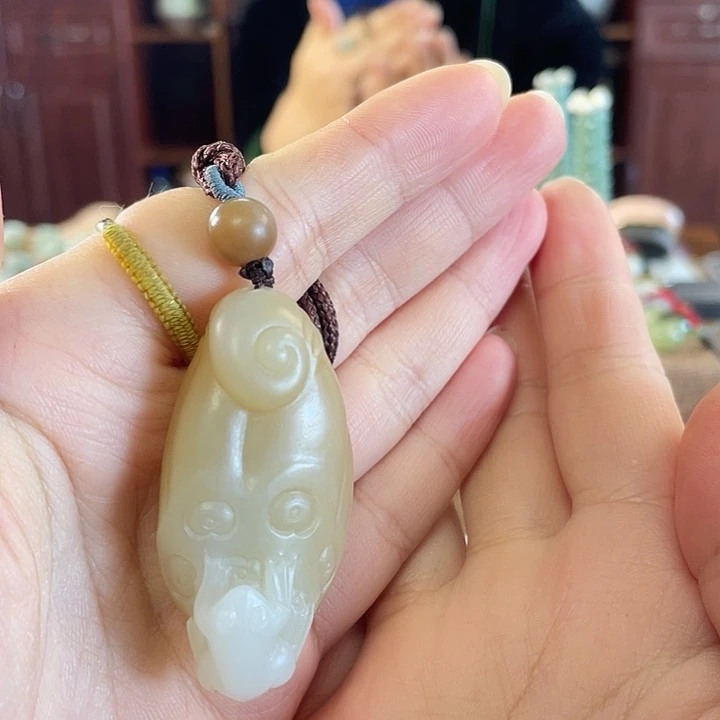 和田玉（黄玉）未镶嵌套链