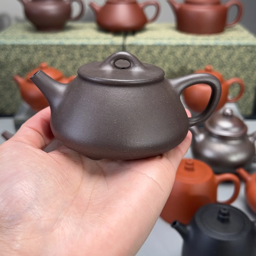 紫砂茶壶平盖小石瓢145cc预订