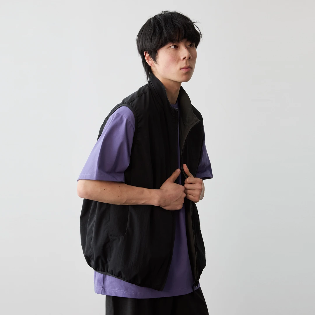 【两面穿】Vavu户外机能马甲外层暗格内层防泼水坎肩背心日系外套